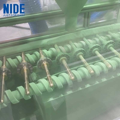 Linea automatica di rivestimento in polvere elettrostatica per l'isolamento del nucleo dello statore del motore senza spazzole