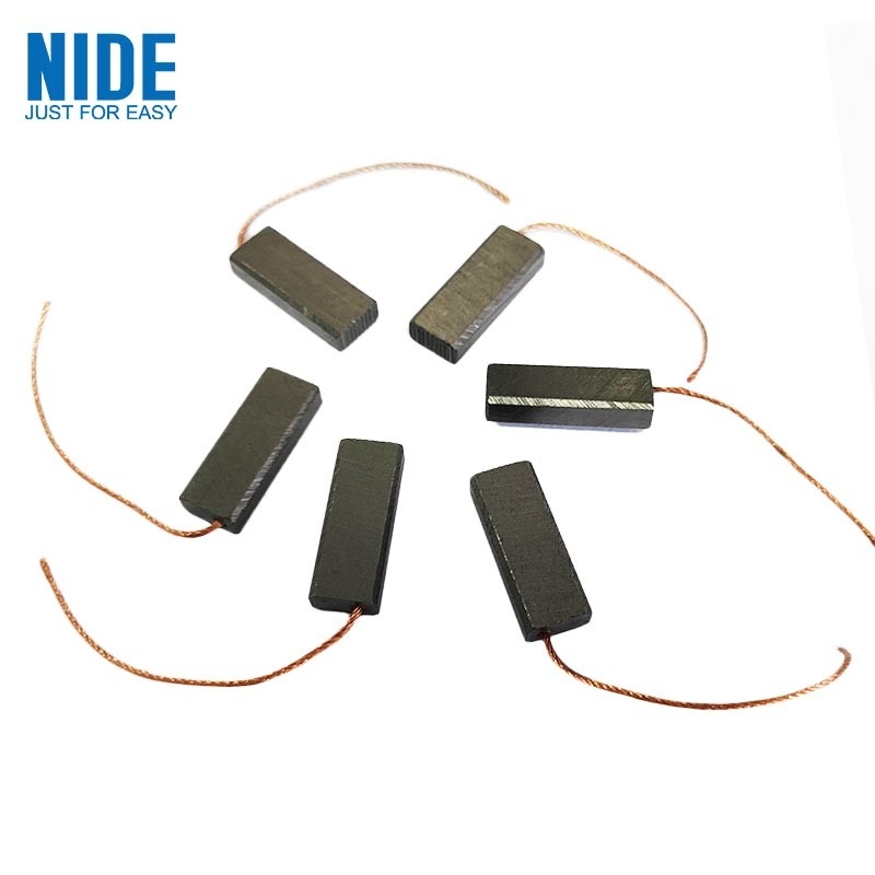 Spazzole di carbone dell'aspirapolvere dei pezzi di ricambio del motore elettrico dell'OEM 6,2 x 11,2 x 29MM