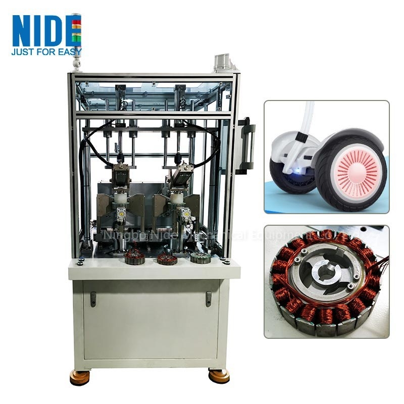 2 stazioni ruota hub motore statore avvolgente macchina auto-equilibrio scooter