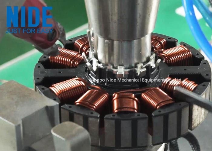 BLDC Stator Armature Needle Coil Winding Machine per motore senza spazzole Efficienza 120 Rpm